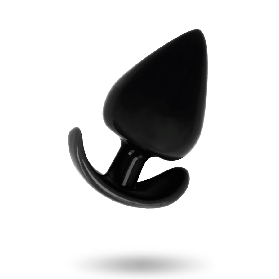 Plug Anal Flexible Noir 6,5 cm - Addicted Toys
