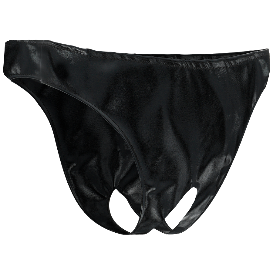Culotte Ouverte Fétichiste Unisexe Taille Unique - Darkness - Darkness
