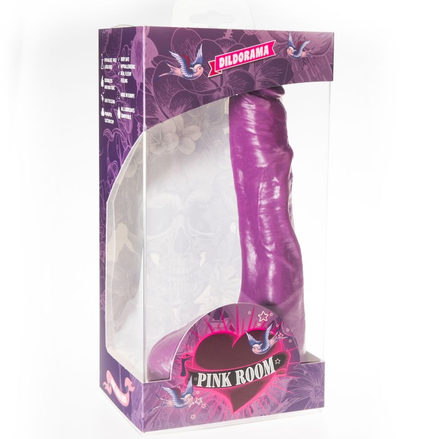 Pink Room - Dildo Ventouse Réaliste Violet / 23 cm