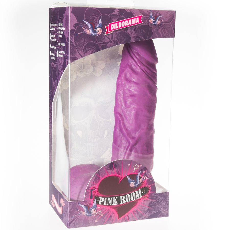 Pink Room - Dildo Ventouse Réaliste Violet / 20 cm