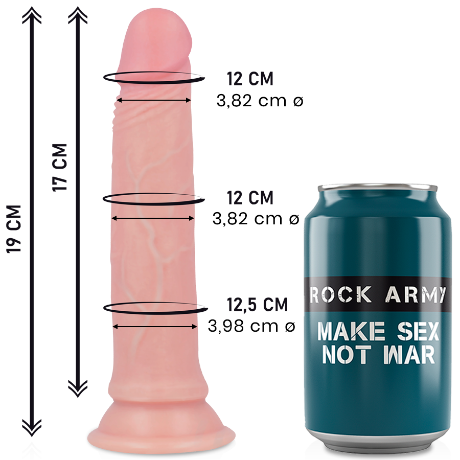Gode Réaliste Avenger Silicone Premium 19cm - RockArmy - ROCK ARMY
