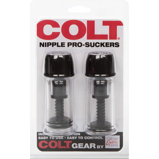 Ventouses Tétons COLT Prosuckers Noir - CalExotics