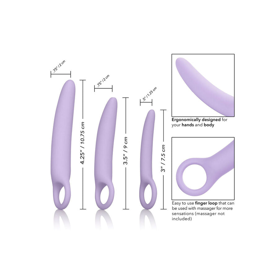 Dilatateurs Vaginaux Médicaux Silicone Violet - Calexotics
