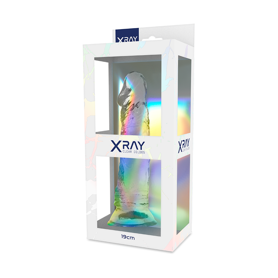 Gode Réaliste X Ray Clear Transparent 19cm - X Ray