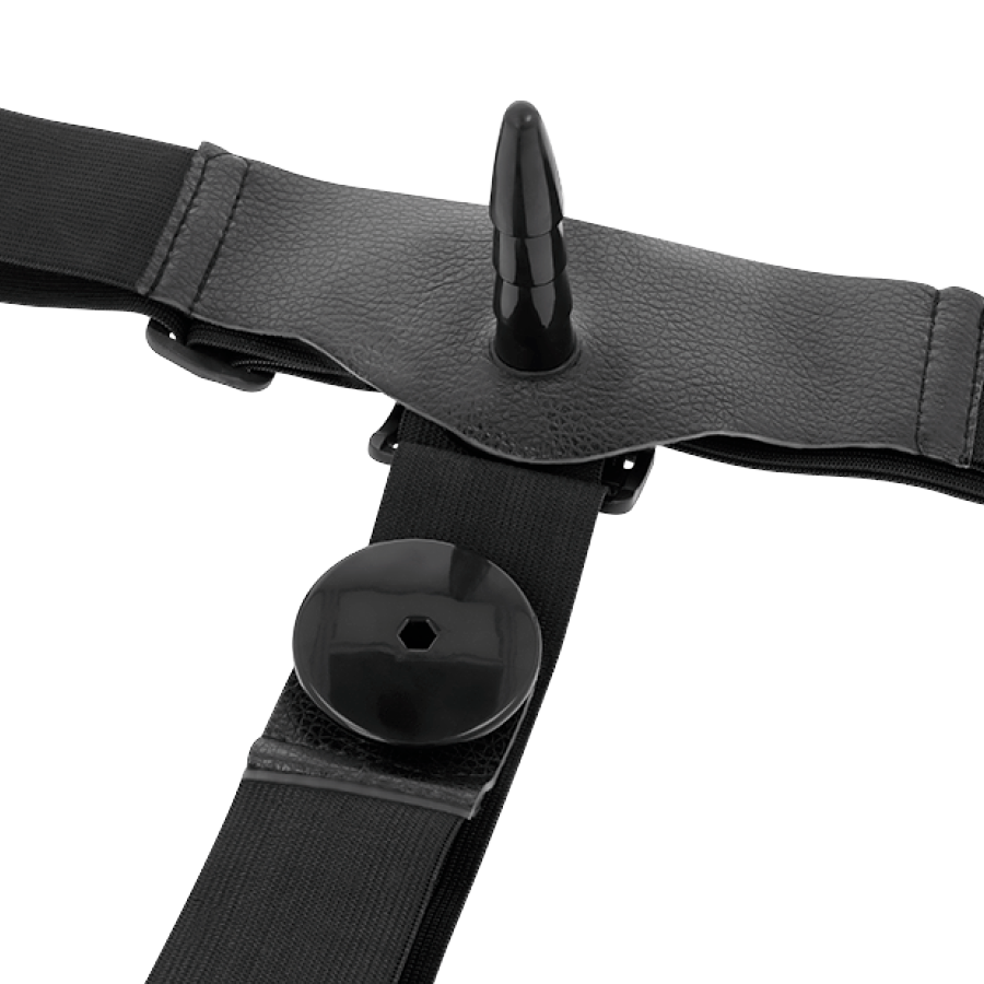 Harnais Double Pénétration Rodney 18 cm - Harness Attraction