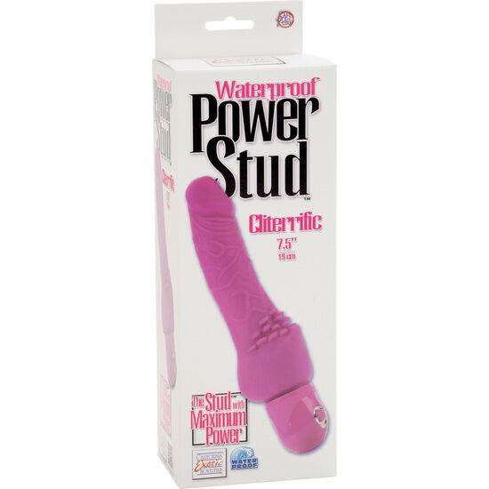 Vibrateur Réaliste Power Stud Cliterrific Rose - Calexotics
