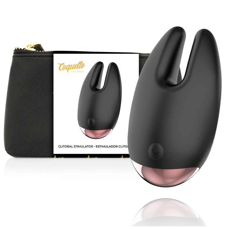 Stimulateur Clitoridien Chic Desire Noir/Or - Coquette
