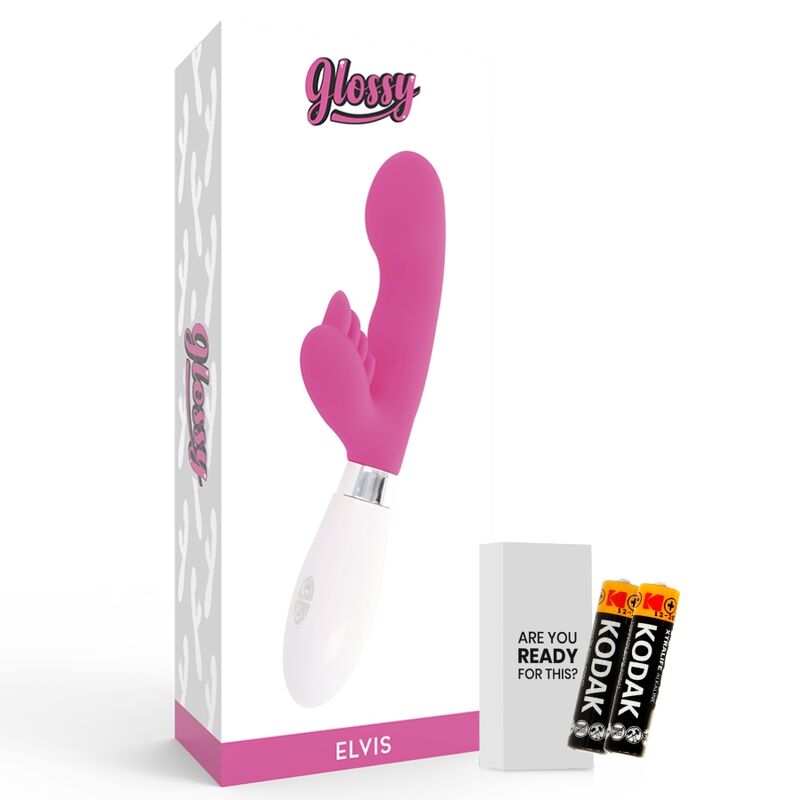 Vibromasseur Rabbit Elvis Rose - Glossy - GLOSSY