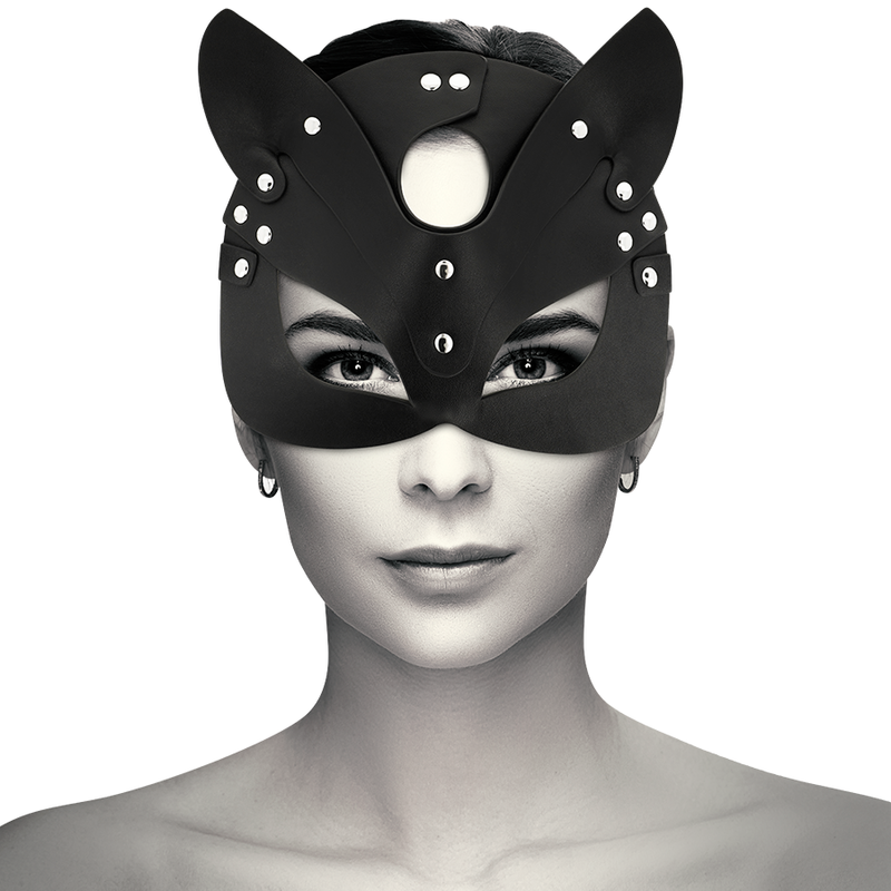 Masque Coquette Chic Desire Oreilles Chat Cuir Vegan