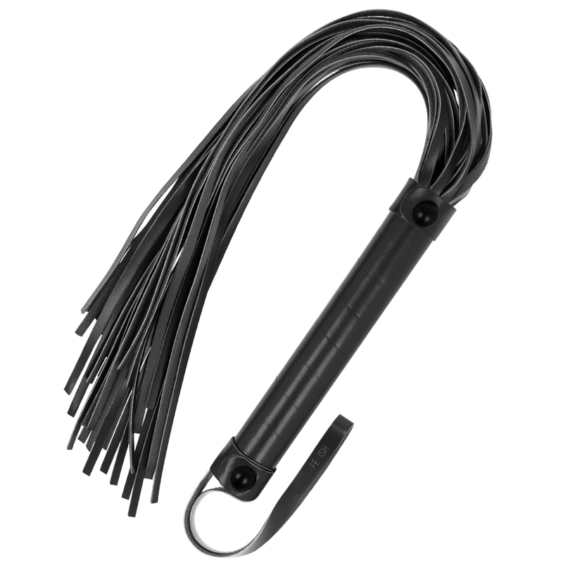 Fetish Submissive - Martinet BDSM en Similicuir Noir