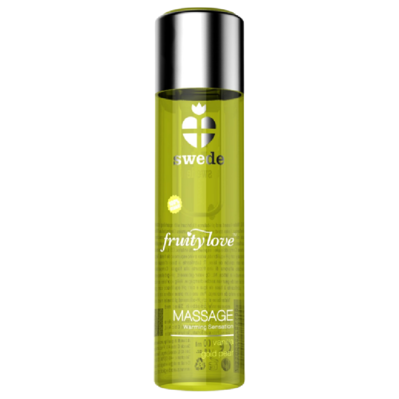 Huile de Massage Fruity Love Effet Chauffant Vanille - Swede - SWEDE