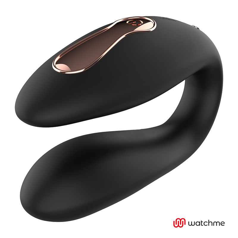 Watch Me - Vibromasseur pour couple avec télécommande Anne's Desire - Noir