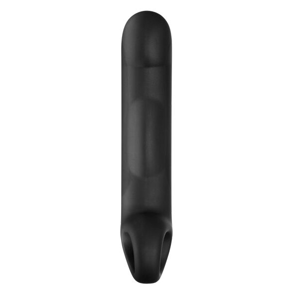 Gode Électrostimulation Ovid Silicone Noir - ElectraStim
