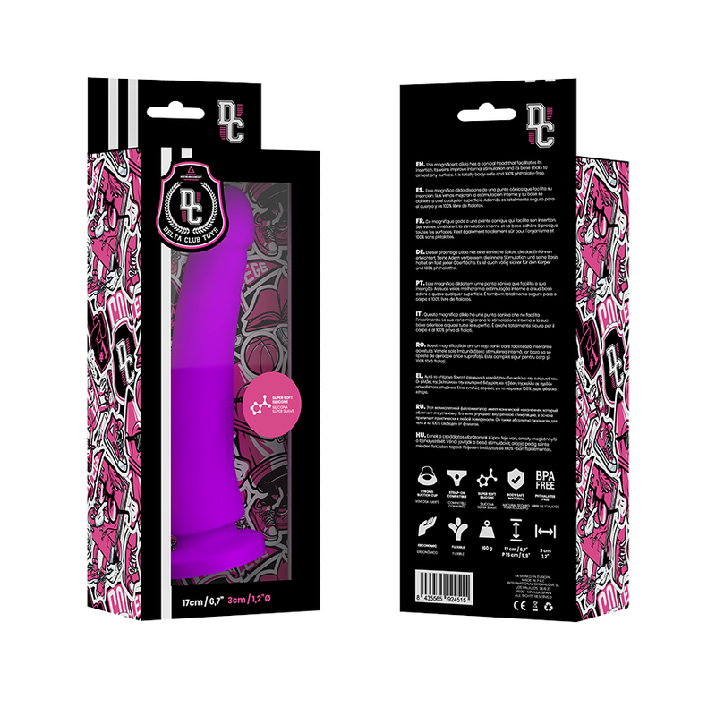 Gode Médical Lilas Silicone 17 cm - Delta Club