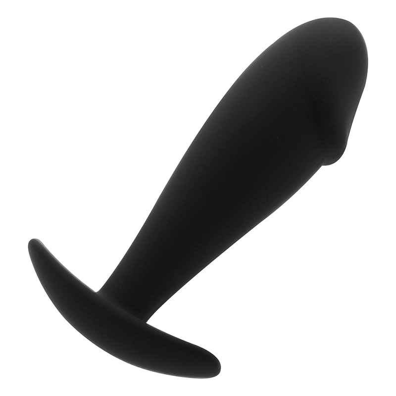 Ohmama - Plug Anal en Silicone en forme de Pénis Noir - 10 cm
