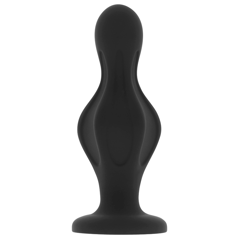 Ohmama - Plug Anal Large en Silicone Noir - 12 cm