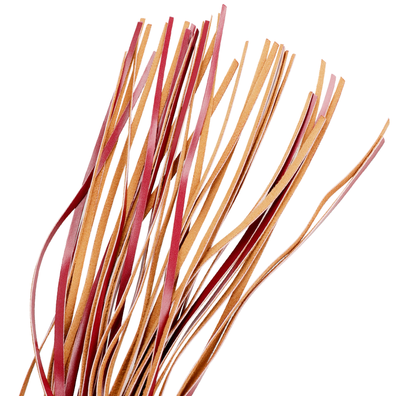 Fetish Submissive - Martinet BDSM en Simili Cuir Rouge