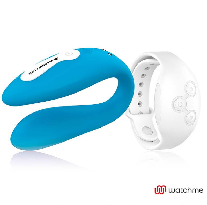 Vibromasseur couple WearWatch Dual indigo/neige - WatchMe - WEARWATCH