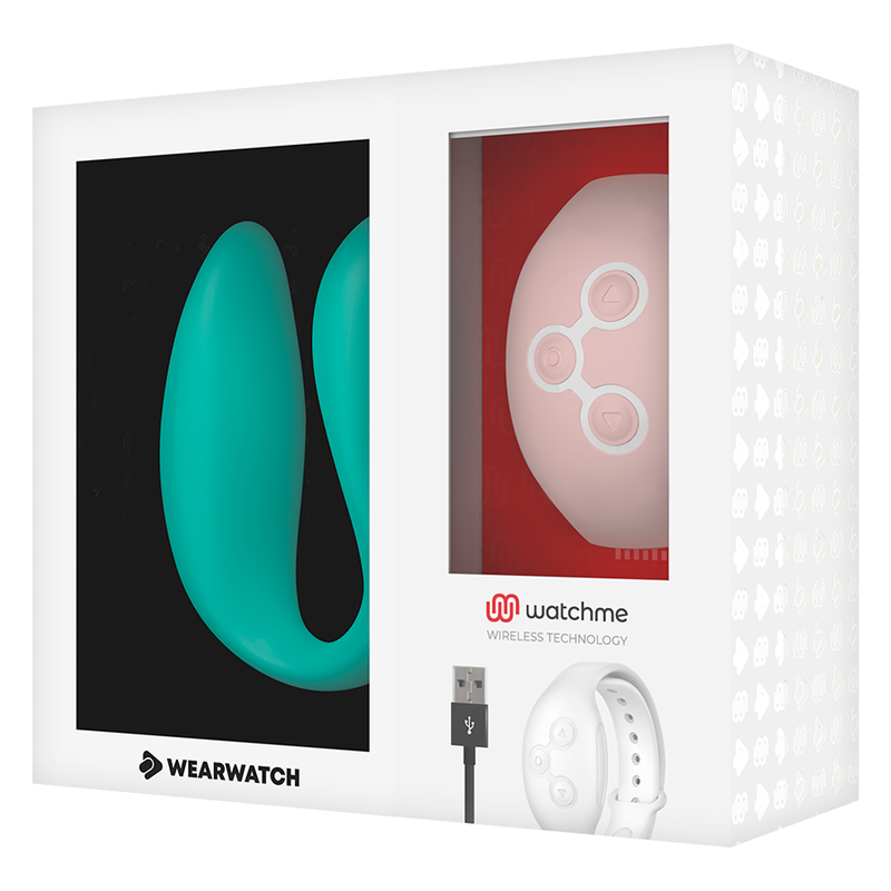 Vibrateur connecté pour couples WearWatch Dual rose - Watchme - WEARWATCH