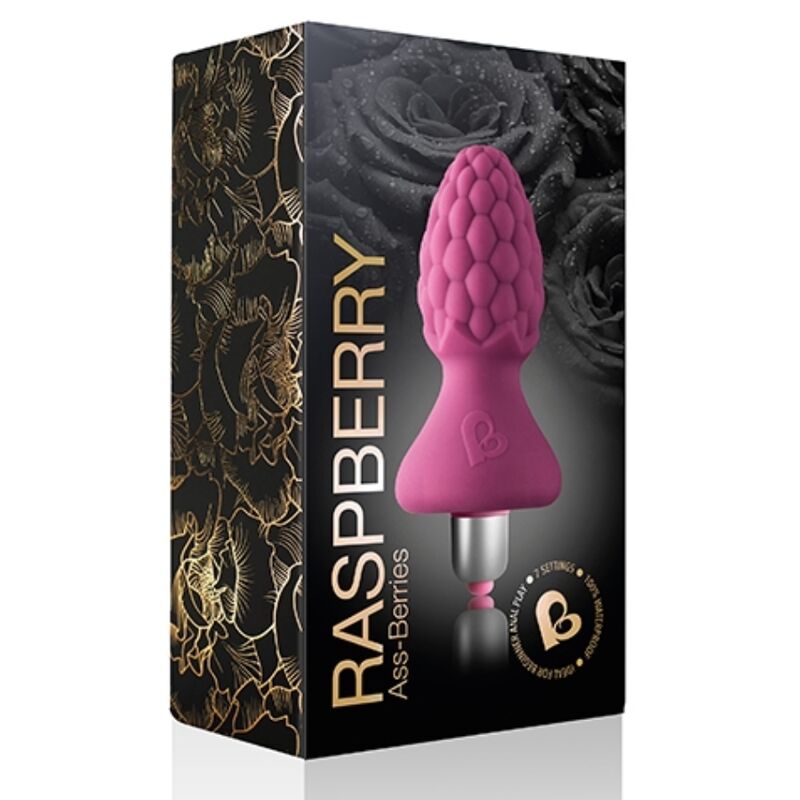 Rocks-Off - Plug Anal Vibrant en forme de Framboise