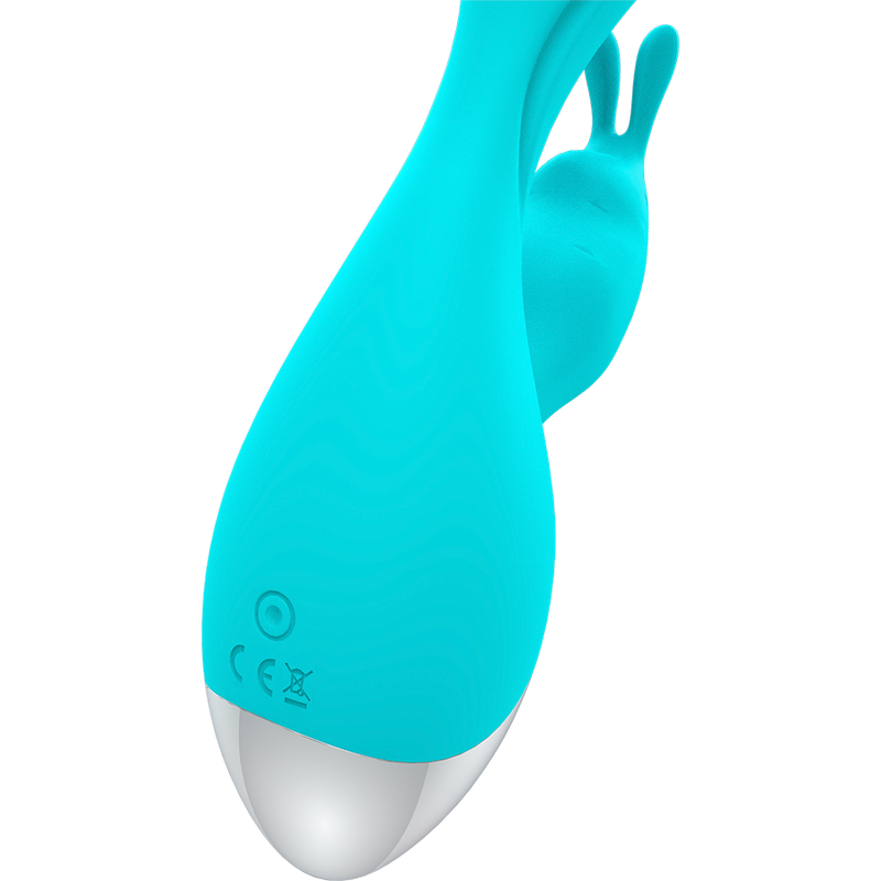 Vibromasseur Rabbit Miki 7 Vibrations Bleu - Happy Loky