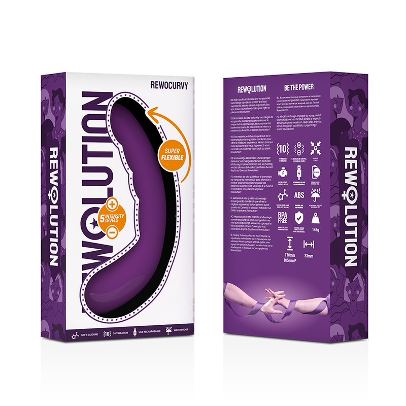 Vibromasseur flexible rechargeable Rewocurvy - Rewolution - REWOLUTION
