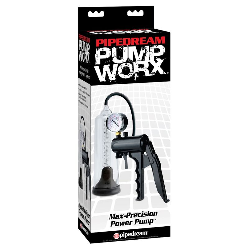 Pompe à Pénis Max-Precision Manomètre - Pump Worx