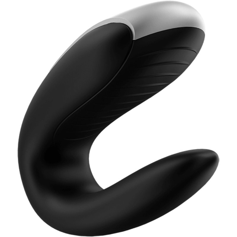 Vibromasseur Connecté Couple Double Fun Noir - Satisfyer