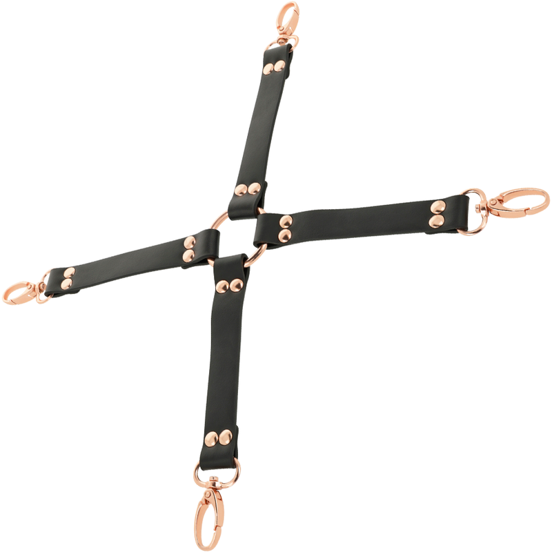 Connecteur Hogtie en X Coquette Chic Desire Noir - Fantasy