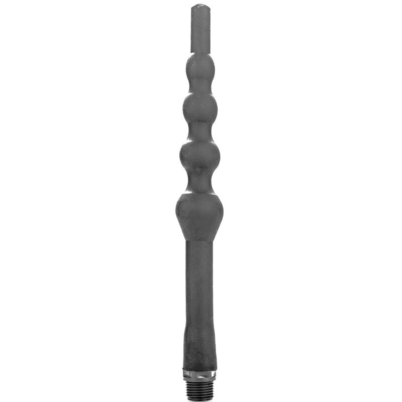 All Black - Embout de Douche Anal Silicone - 27 cm