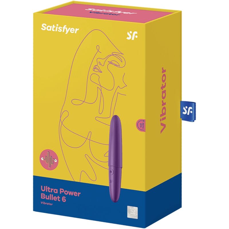 Vibromasseur Bullet Ultra Power 6 Violet - Satisfyer