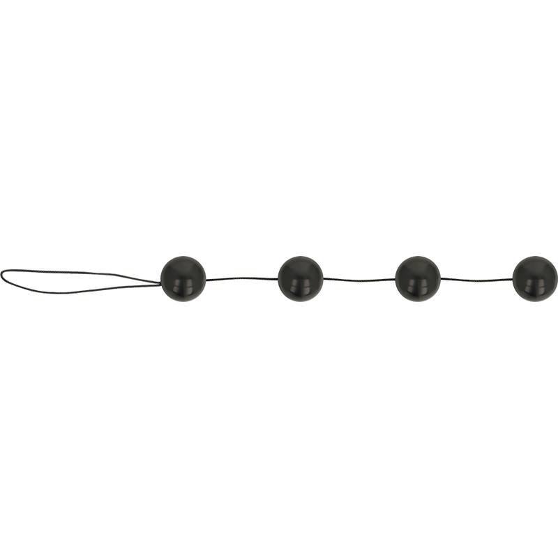 Boules anales chinoises noires 170 g - Ohmama - OHMAMA ANAL