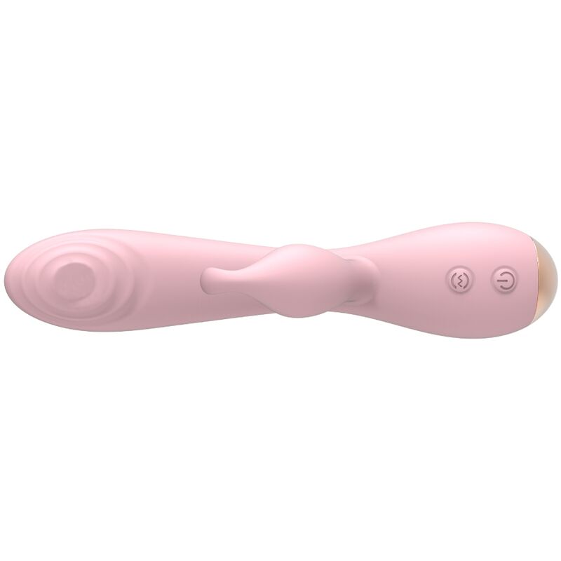 Vibromasseur lapin rechargeable Magic Stick rose clair - Nalone - NALONE