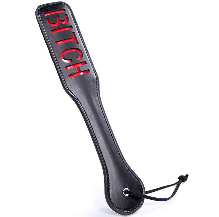 Ohmama - Paddle BDSM avec mention "Bitch"