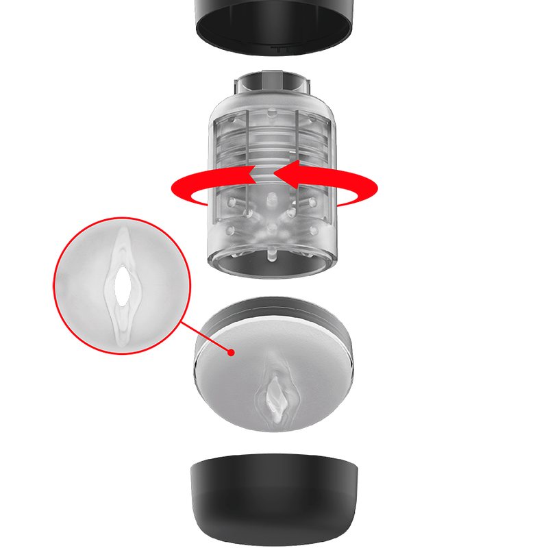 Masturbateur Automatique Tornado 360° Ventouse - Jamyjob