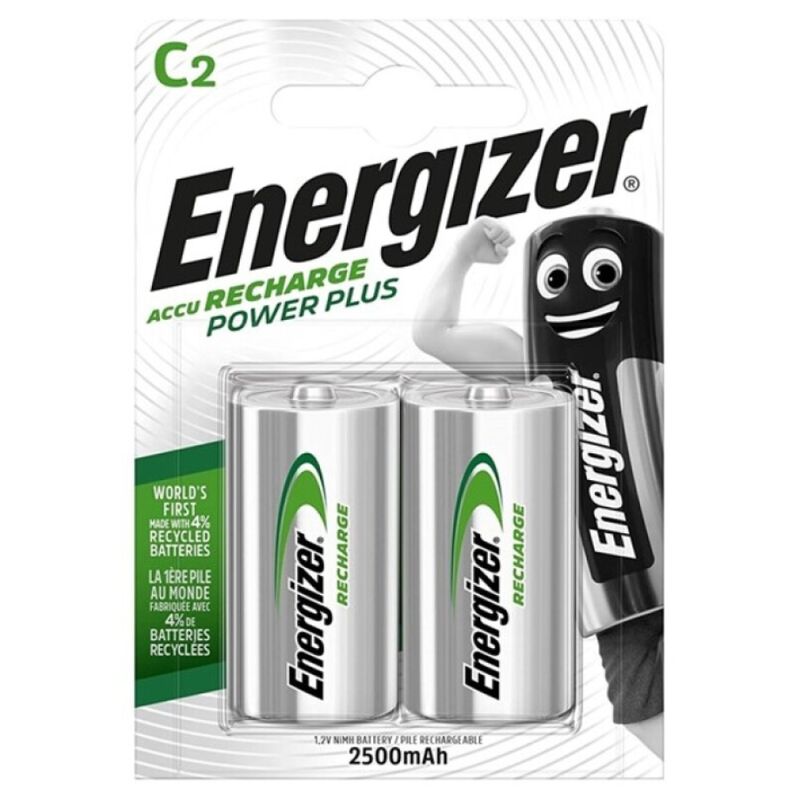 Batteries Rechargeables Energizer Power Plus HR14 C 2500mAh