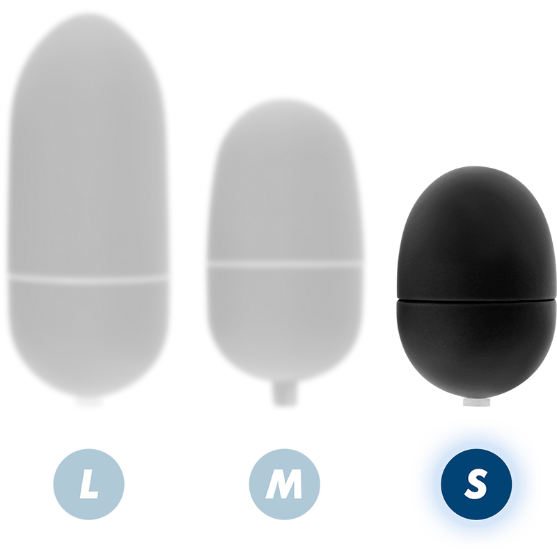 Online – Oeuf Vibrant avec Télécommande Taille S – Noir