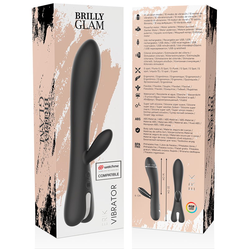 Vibromasseur Rabbit Erik Noir - Brilly Glam