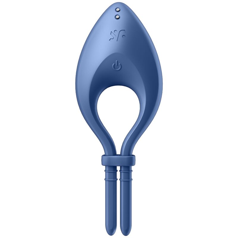 Cockring Vibrant Connecté Bullseye Bleu - Satisfyer