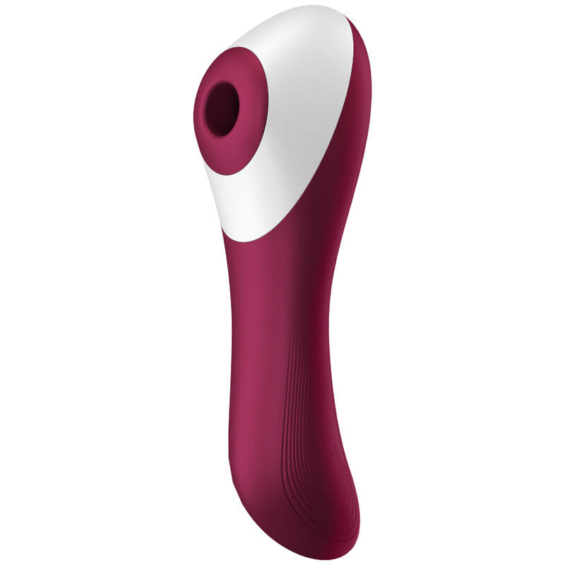 Vibromasseur Dual Crush 2 en 1 Bordeaux - Satisfyer