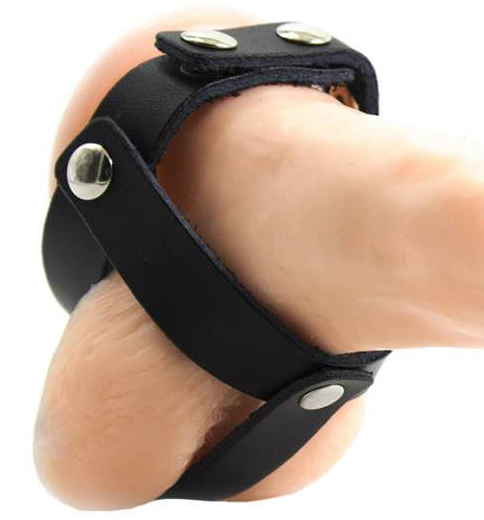 Cage à balles en cuir ohmama fetish