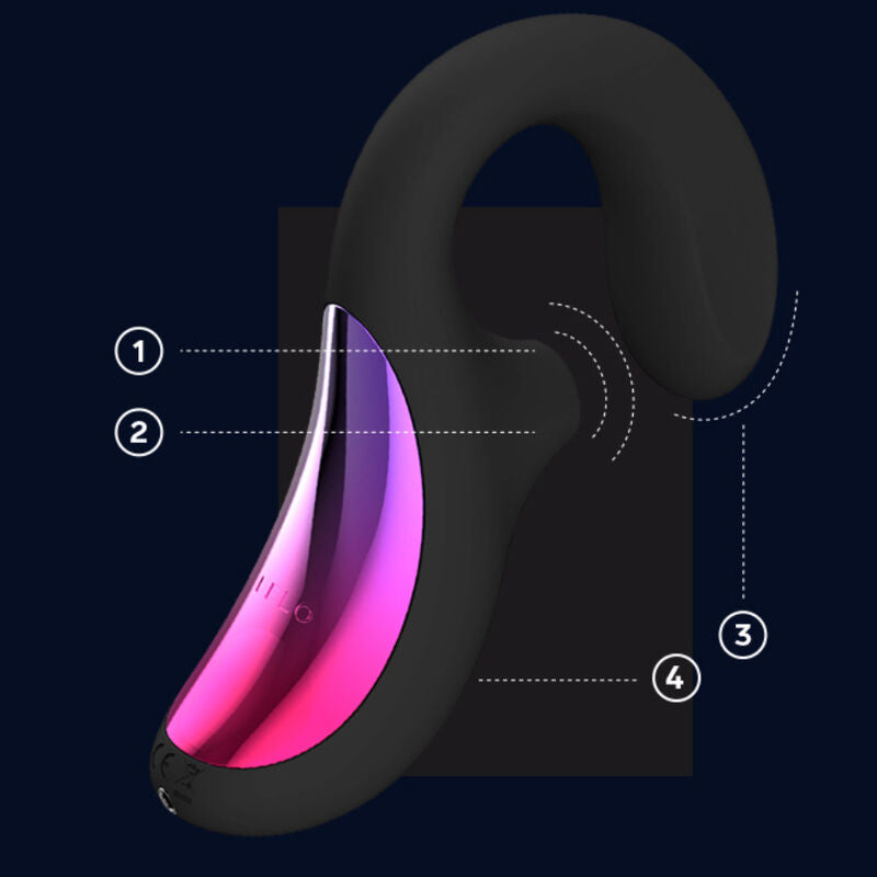 Masseur Sonique Enigma Cruise Double Stimulation Noir - LELO