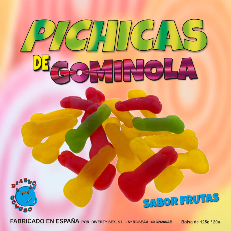 Bonbons Gélifiés Érotiques Diablo Goloso Saveur Fruits - Diablo Picante