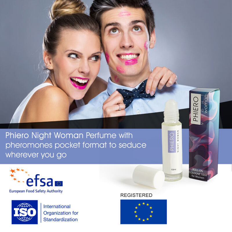 500Cosmetics – Roll On aux Phéromones Femme Phiero Night Woman - 10 ml