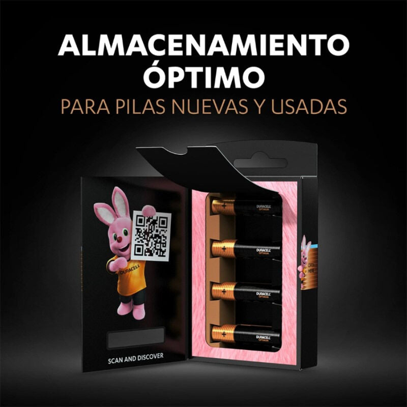 Piles alcalines Optimum AAA LR03 pack de 4 - Duracell - DURACELL