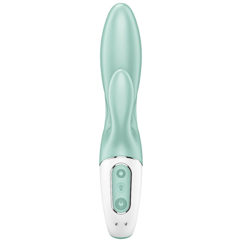 Vibromasseur Gonflable Air Pump Bunny 5+ Vert - Satisfyer