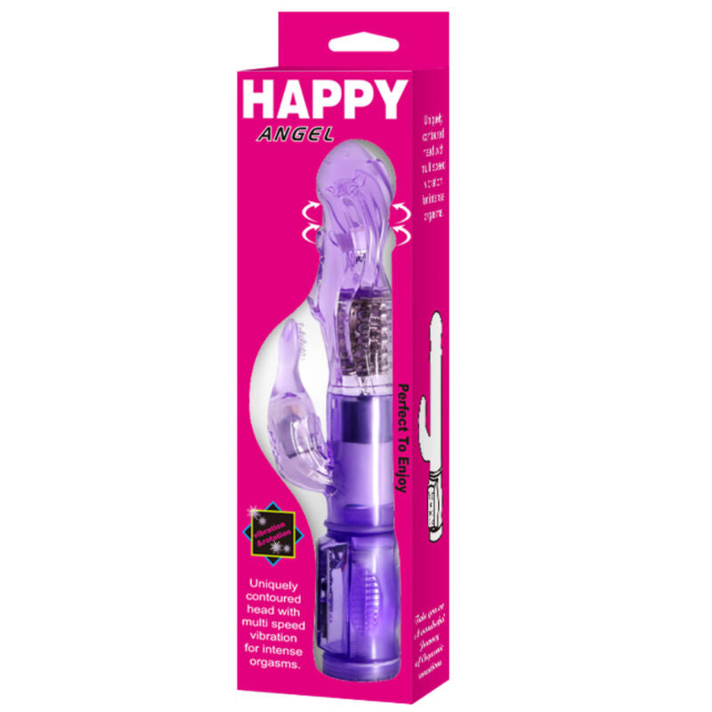 Baile - Vibro Rabbit et Rotatif 21,5 cm - Violet