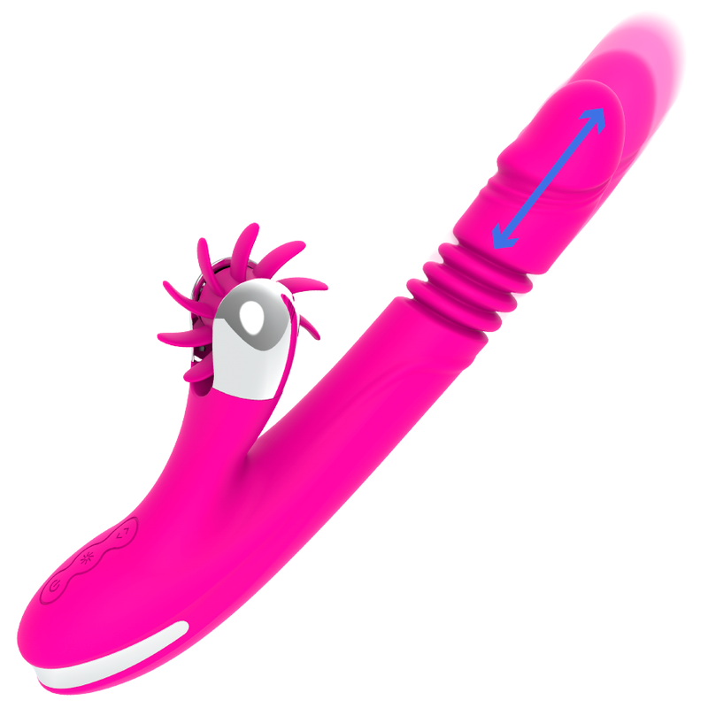 Vibromasseur Rabbit Diversia Bunny Haut & Bas 24cm - Diversia