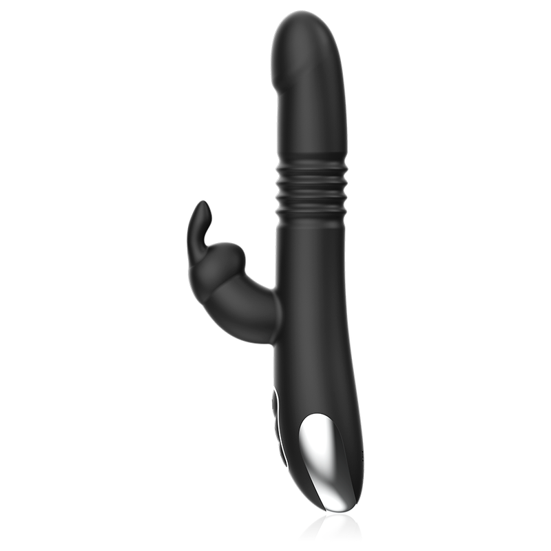 Vibromasseur Rabbit Kenji Stimulant Vibe - Black&Silver