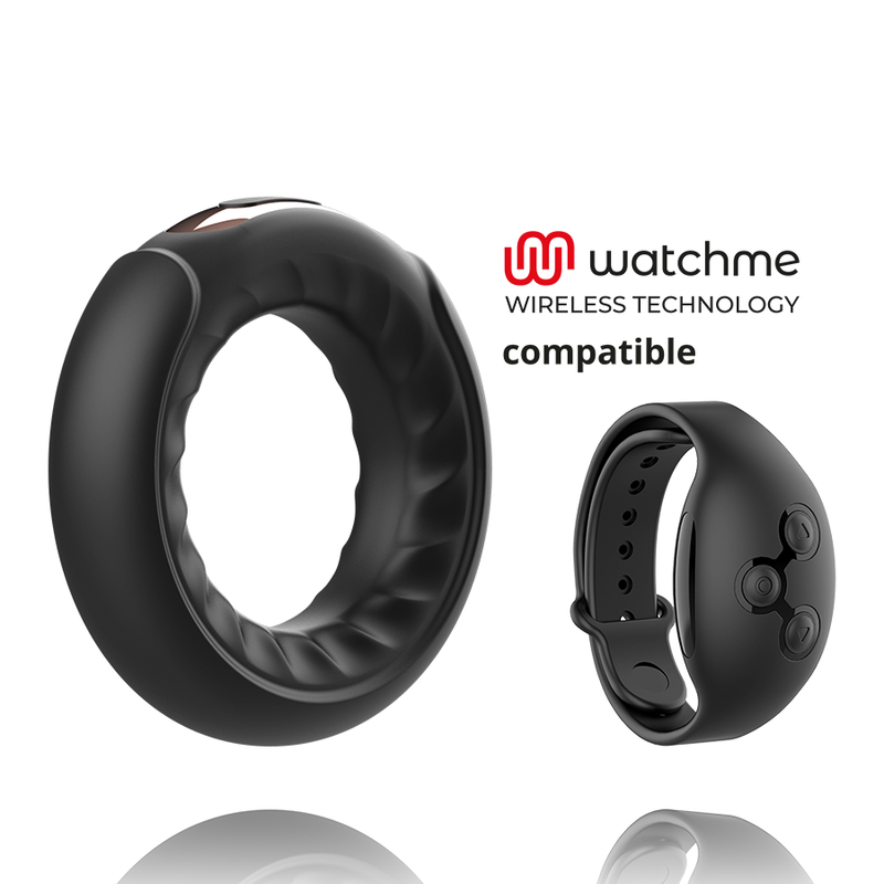 Anbiguo - anneau vibrant adriano compatible avec la technologie sans fil watchme